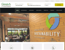 Tablet Screenshot of greenaconsultants.com